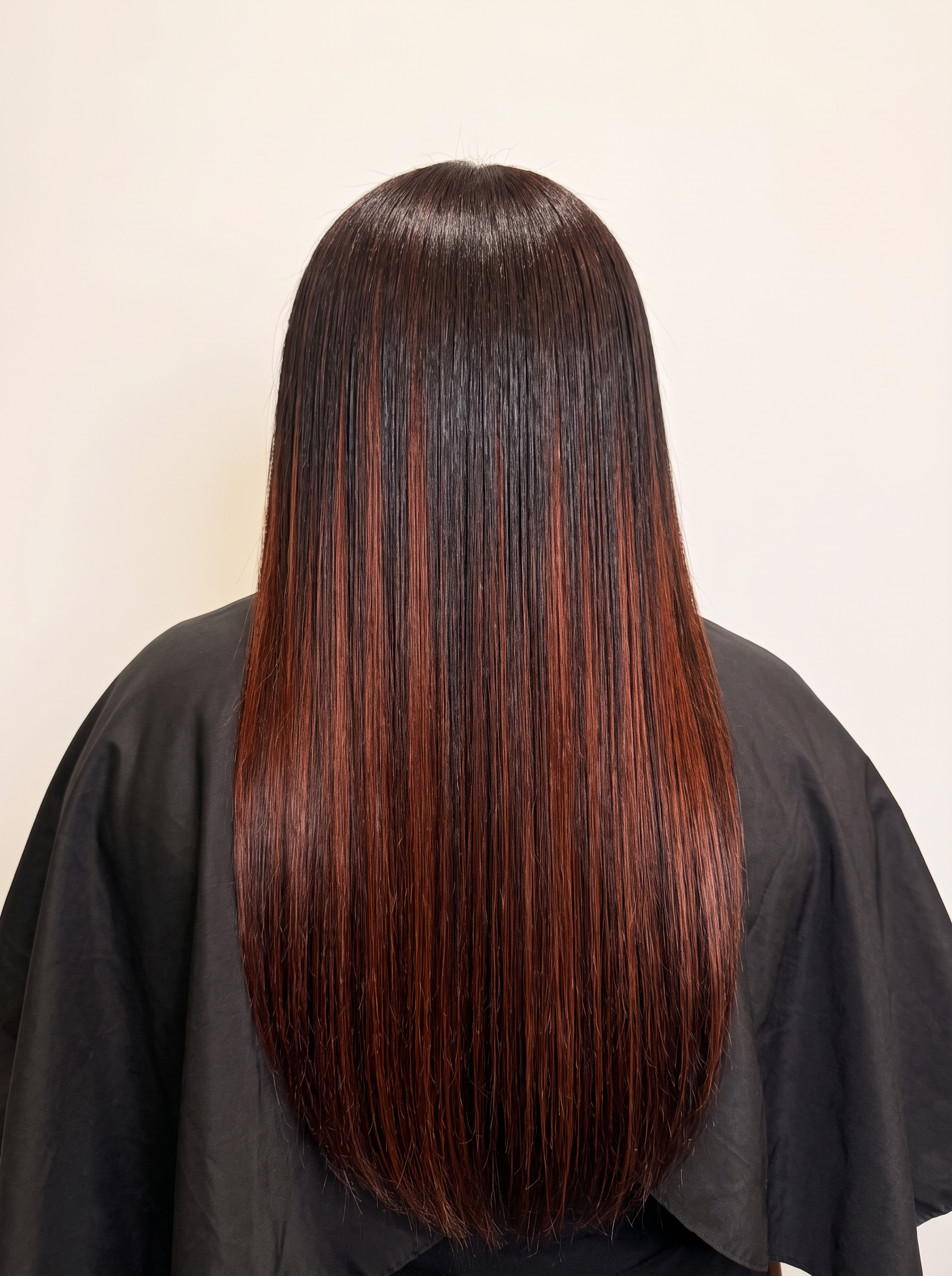 Invisible K-Tips extension install by Dream LinkZ Hair Studio in Dallas